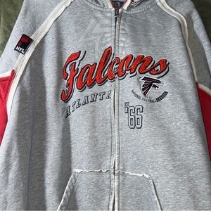 ATL Falcons NFL Men's Comfy Warm 2xl Zip-Up Hoodie